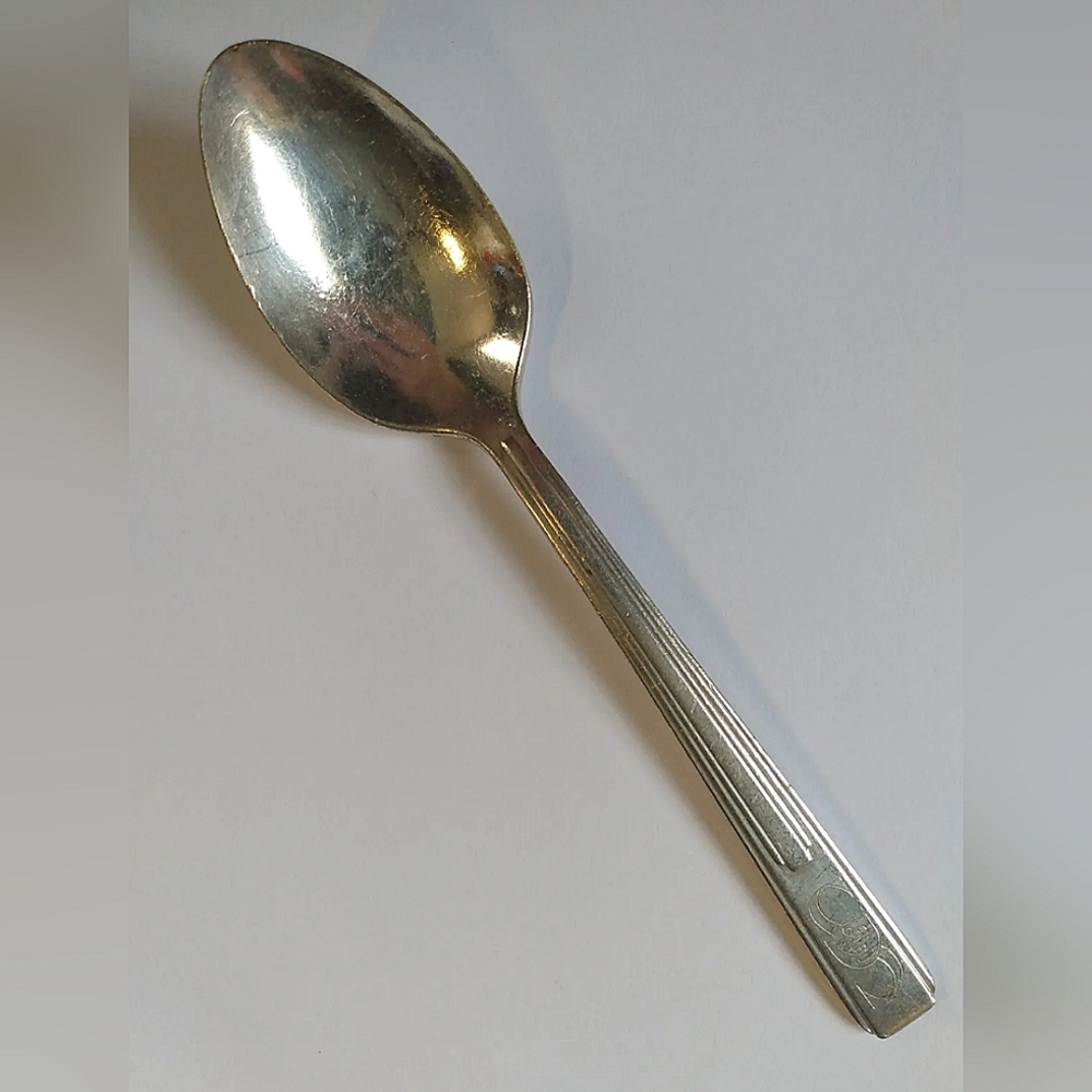 Vintage Reed & Barton SHERATON HOTEL tea spoon silver plate logo advertising